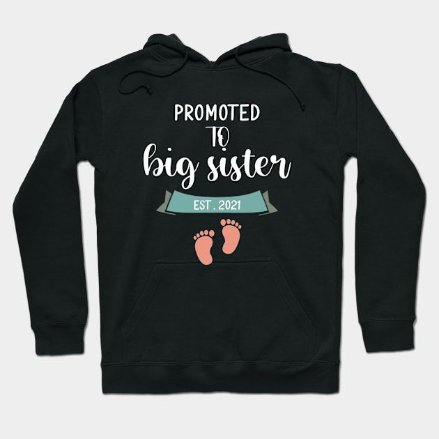 Promoted To Big Sister Hoodie by Tshirt114